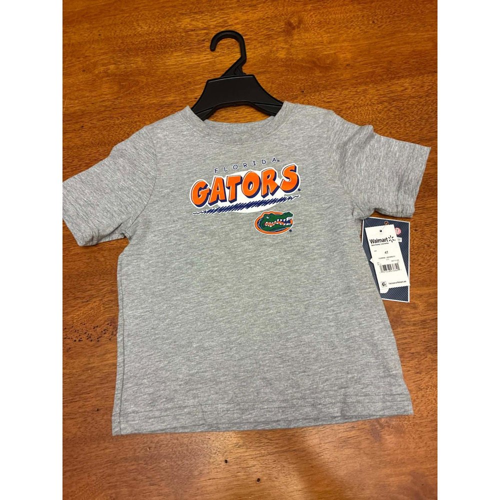 Florida Gators Toddler 4T Shirt Gray‎ NCAA Team Athletics NWT